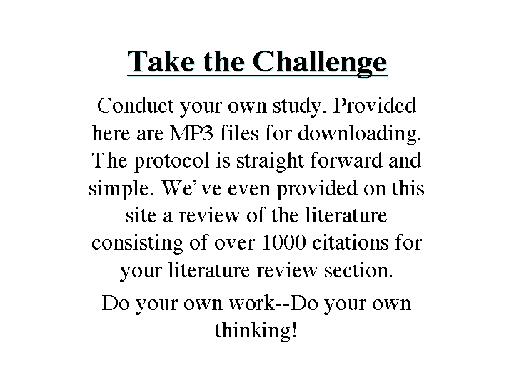 Take the Challenge