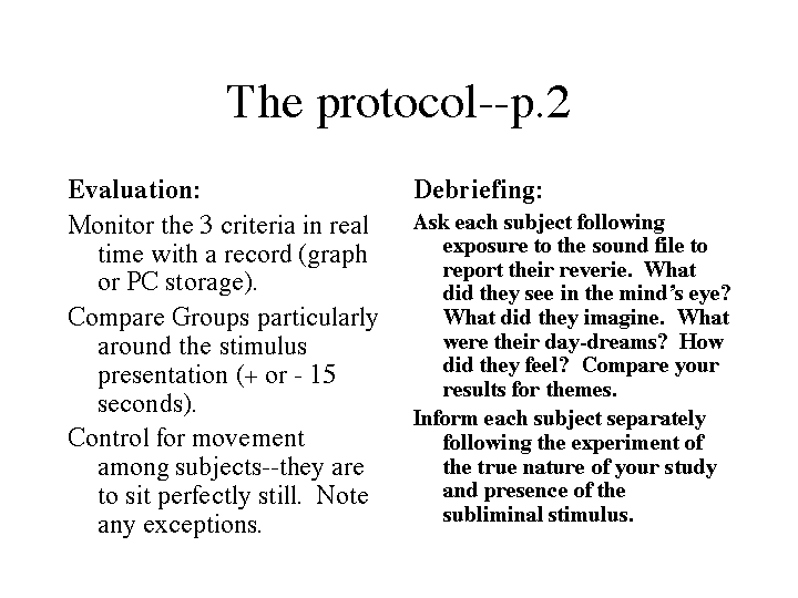 The Protocol Part 2