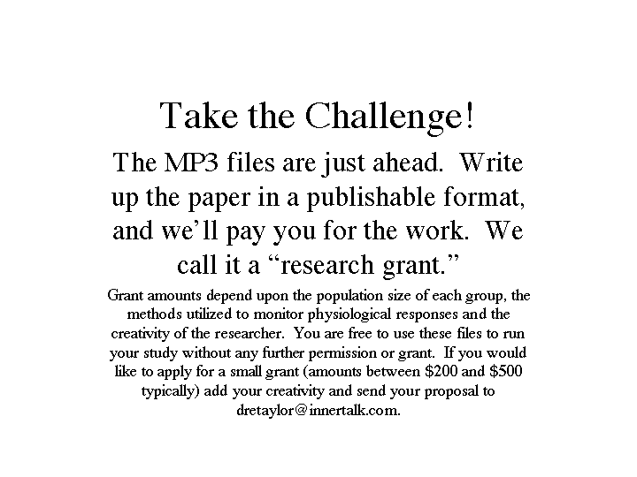 Reserach Grant